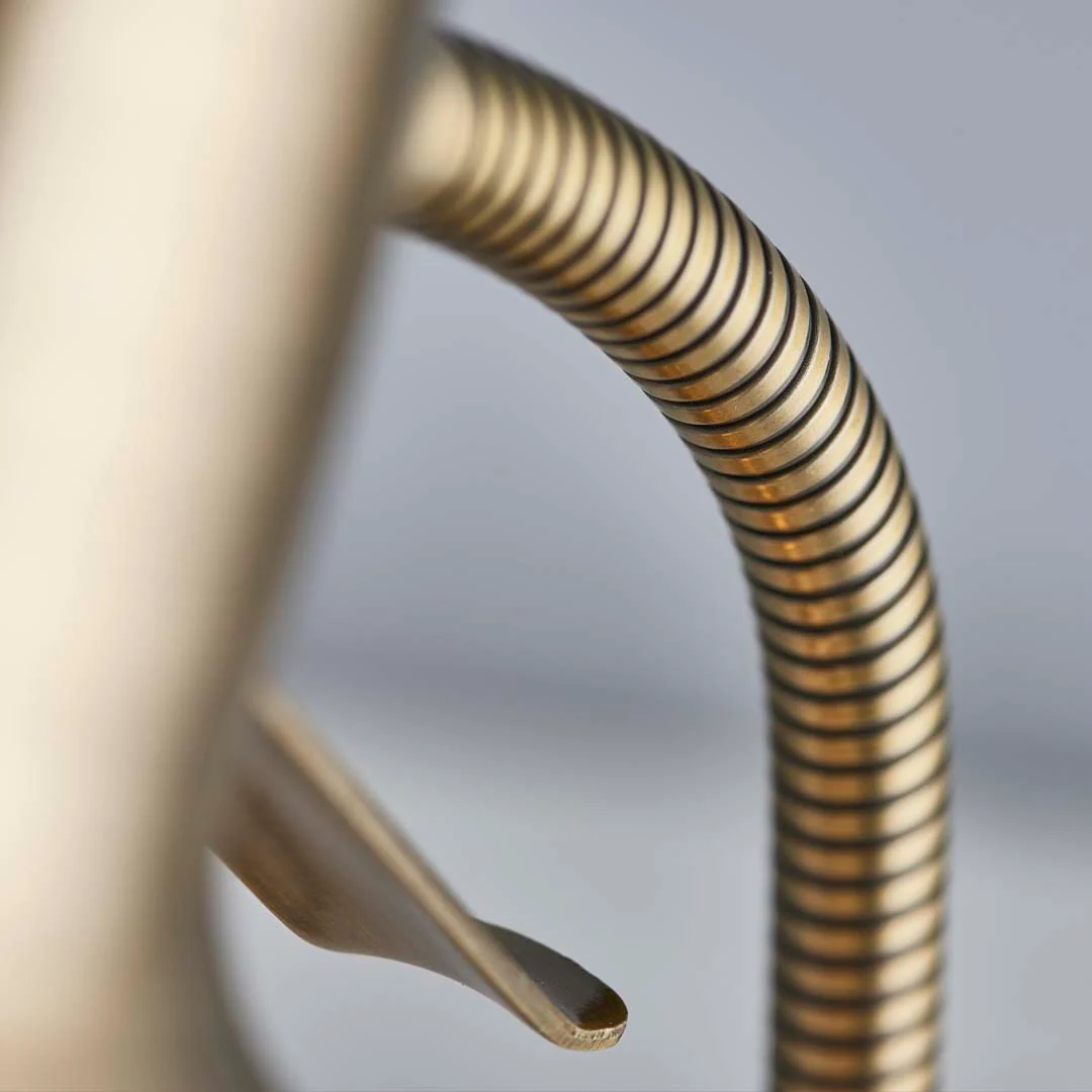 Amalfi 47cm USB Antique Brass Desk Table Lamp - Image 5