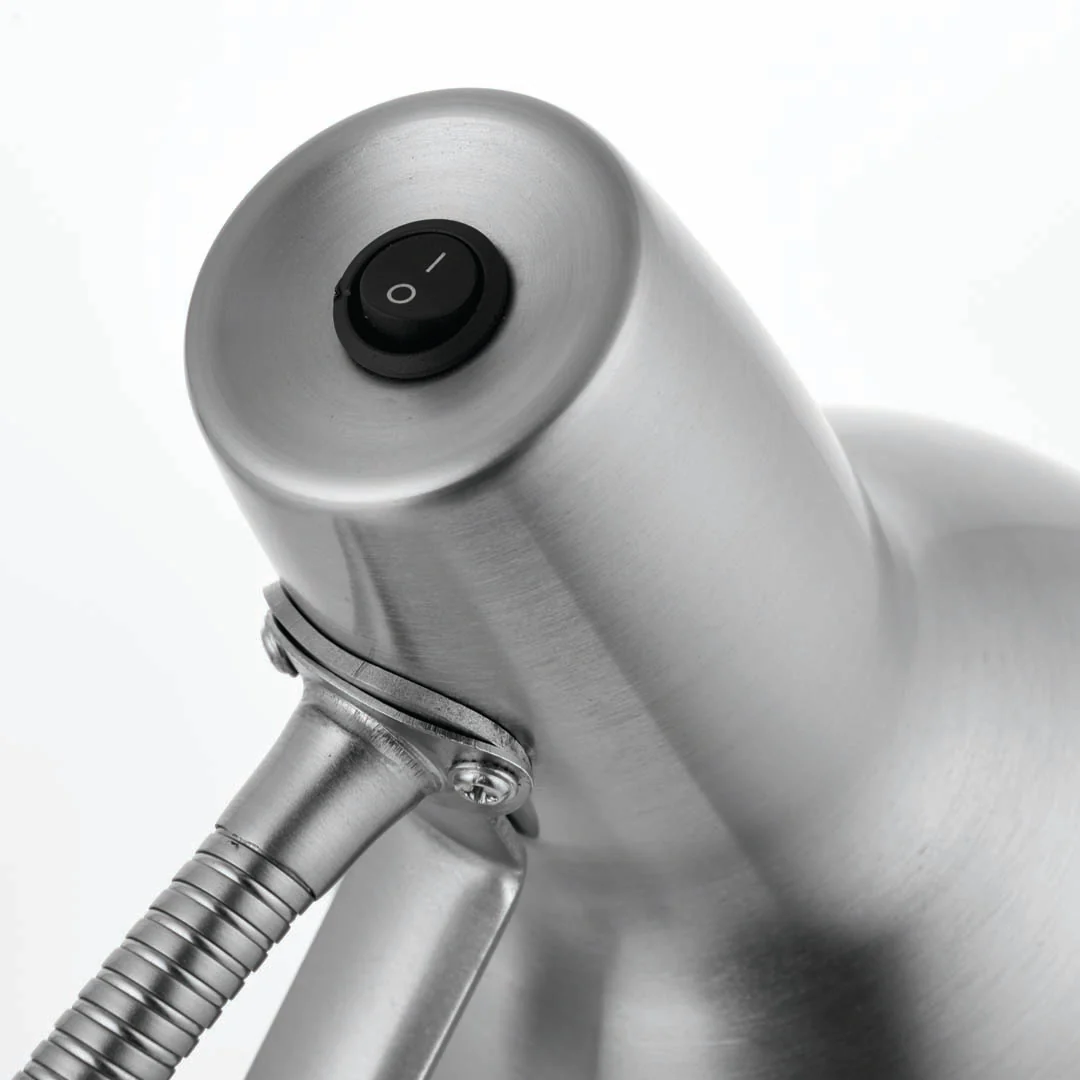 Amalfi 47cm USB Desk Lamp Satin Nickel - Image 8