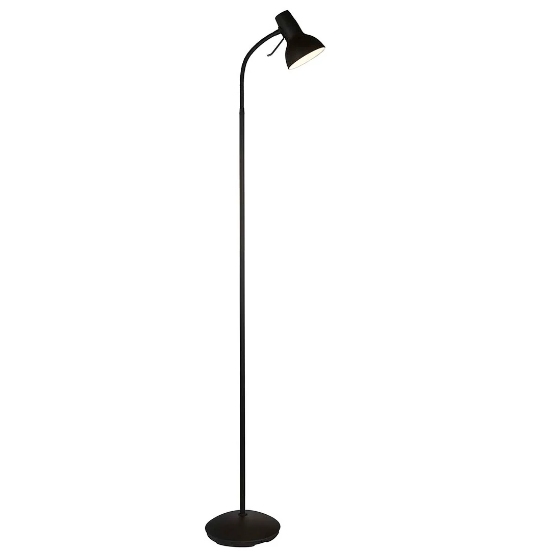 Amalfi Matt Black Task Floor Lamp - Image 9