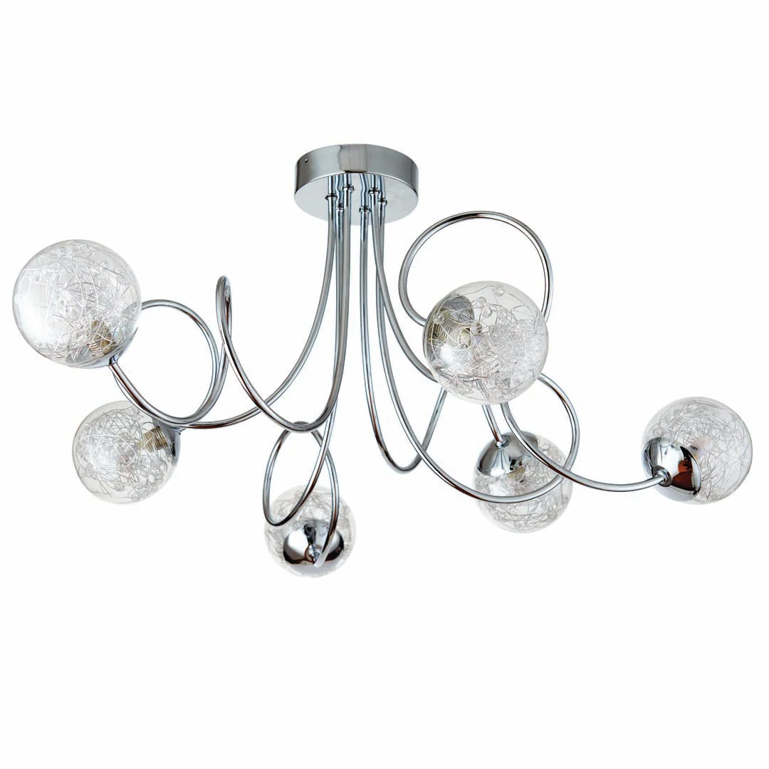 Auria 6 Light Semi Flush Ceiling Light - Image 17