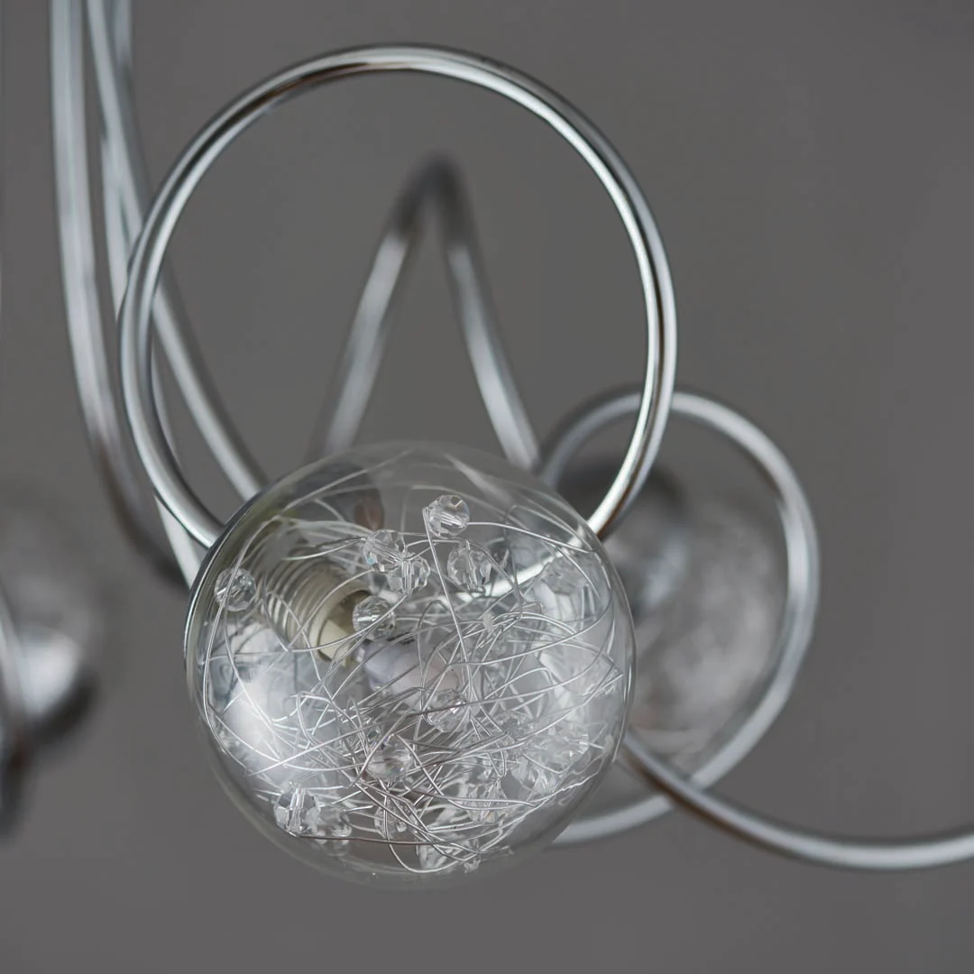 Auria 6 Light Semi Flush Ceiling Light - Image 8