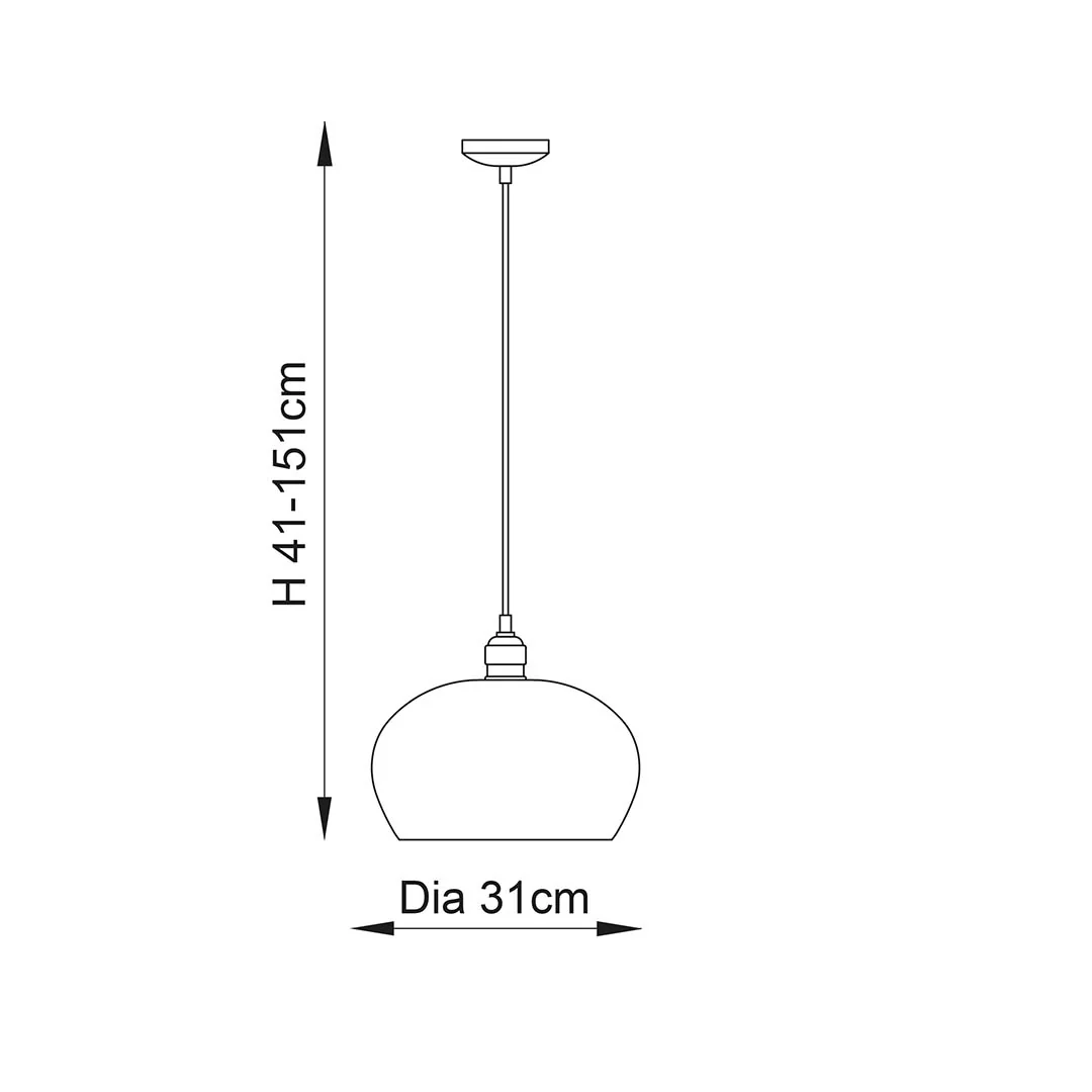 Bindki Hammered Polished Nickel Medium Pendant Ceiling Light - Image 10