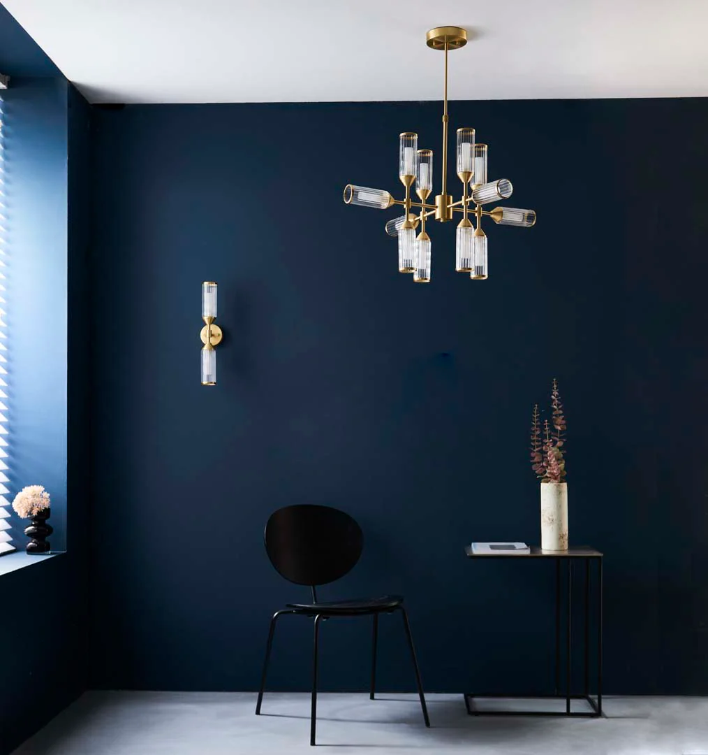 Botero 12 Light Satin Brass Ceiling Light - Image 12