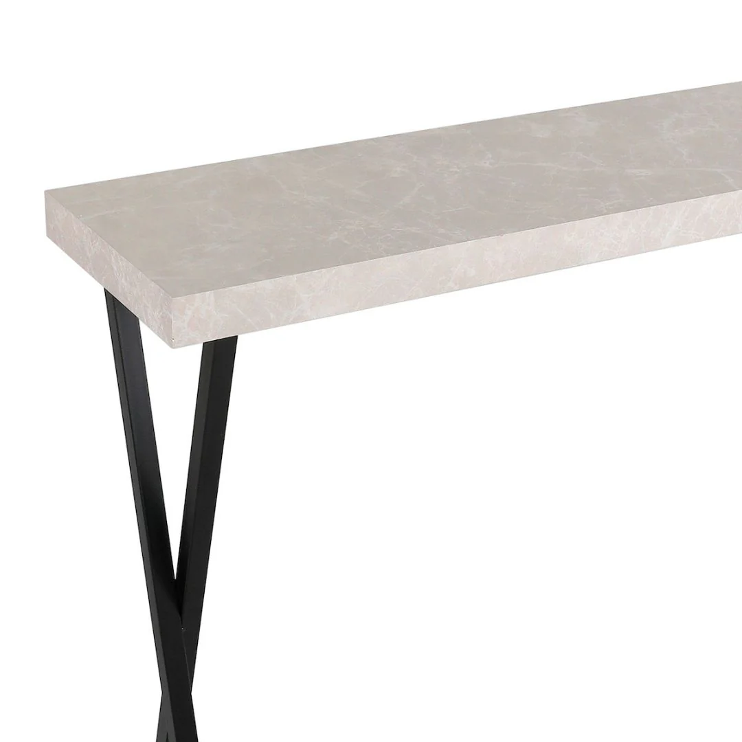 Brito Grey Marble Console Table - Image 3