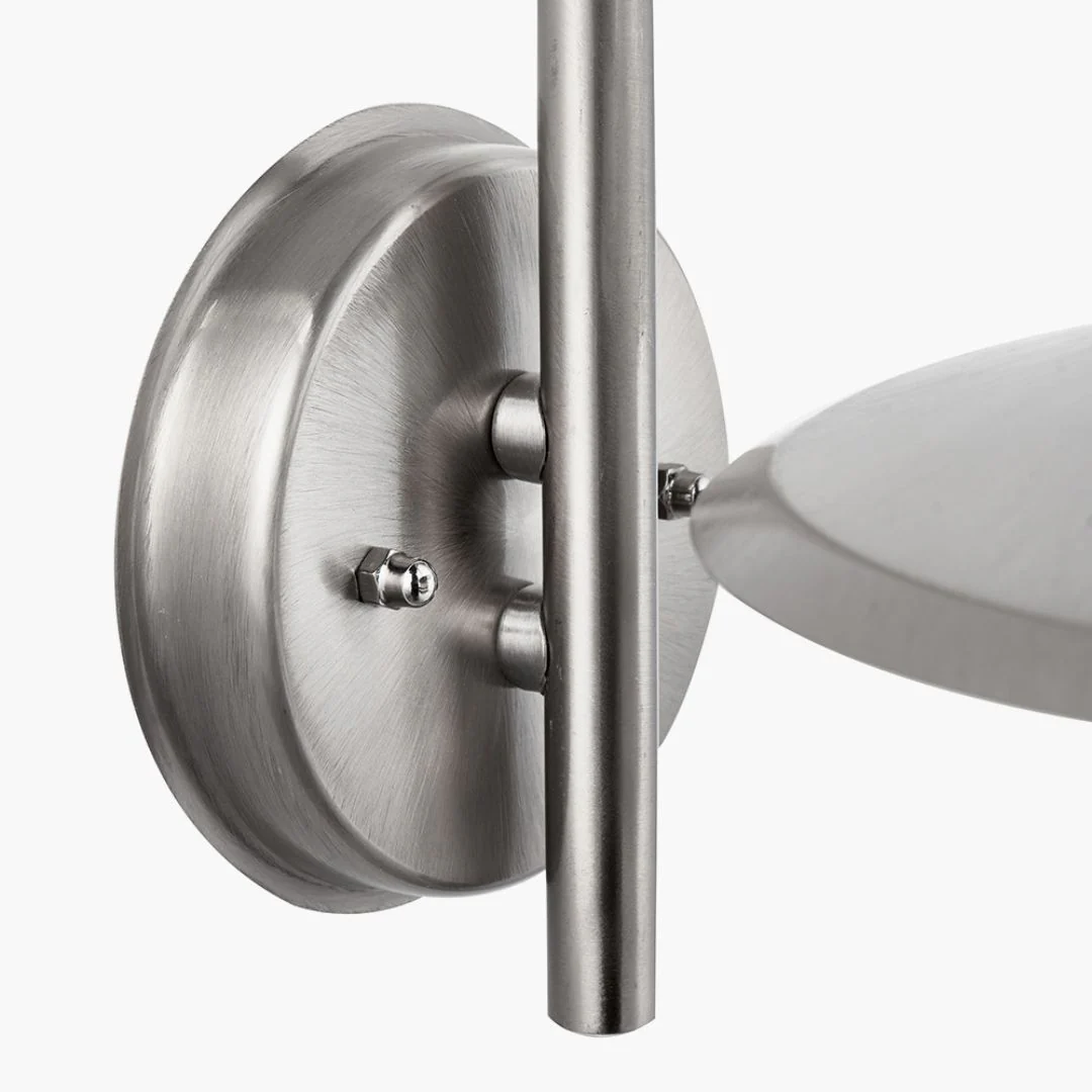 Centauri IP44 Outdoor Wall Light Brushed Steel - Image 9