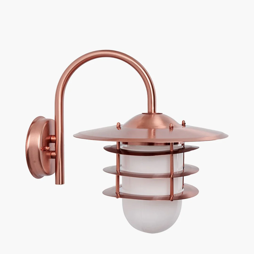 Centauri IP44 Outdoor Wall Light Copper - Image 4
