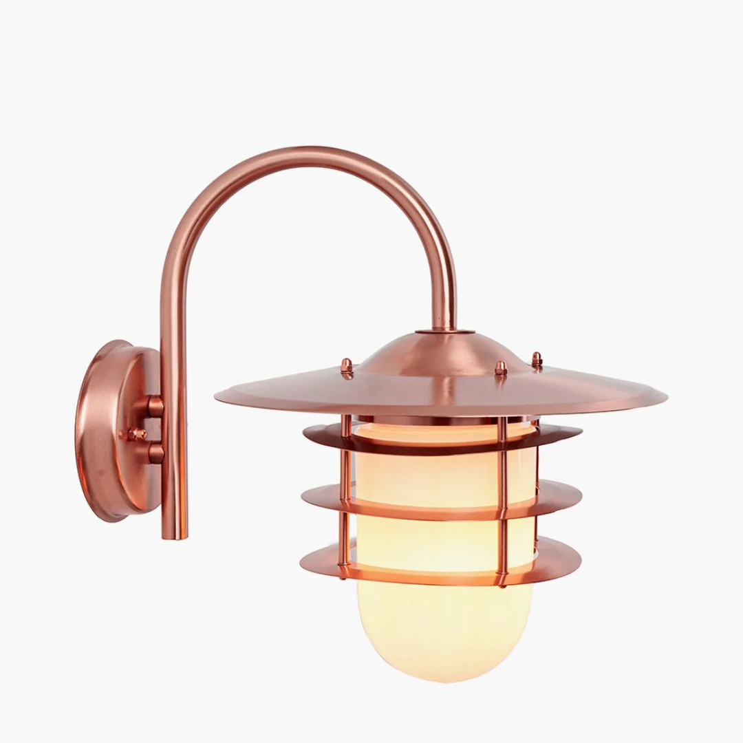 Centauri IP44 Outdoor Wall Light Copper - Image 5