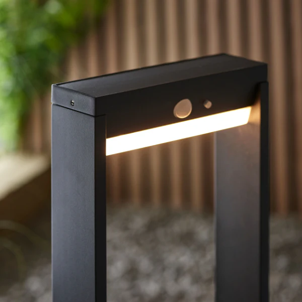Dannah Black IP44 LED Outdoor Post Small - Image 4