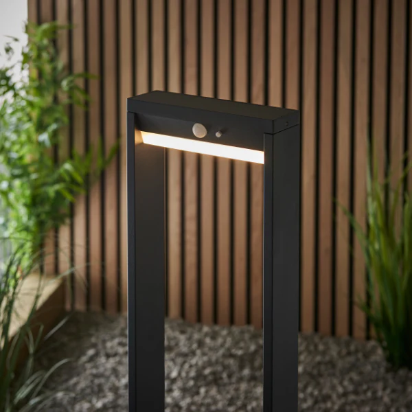 Dannah Black IP44 LED Outdoor Post Small - Image 5