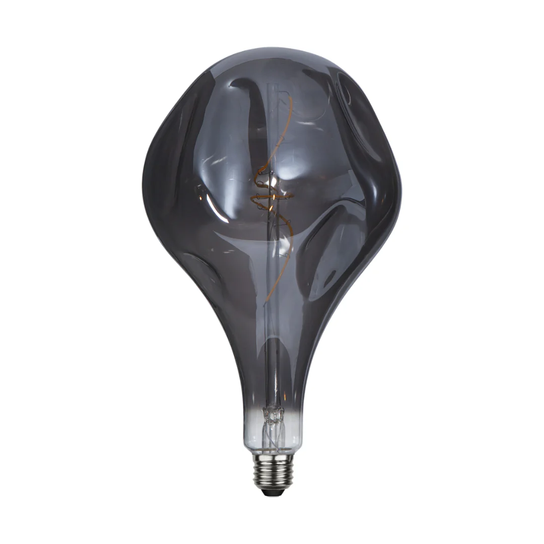 Distorted E27 LED Dimmable Warm White Black Bulb - Image 3