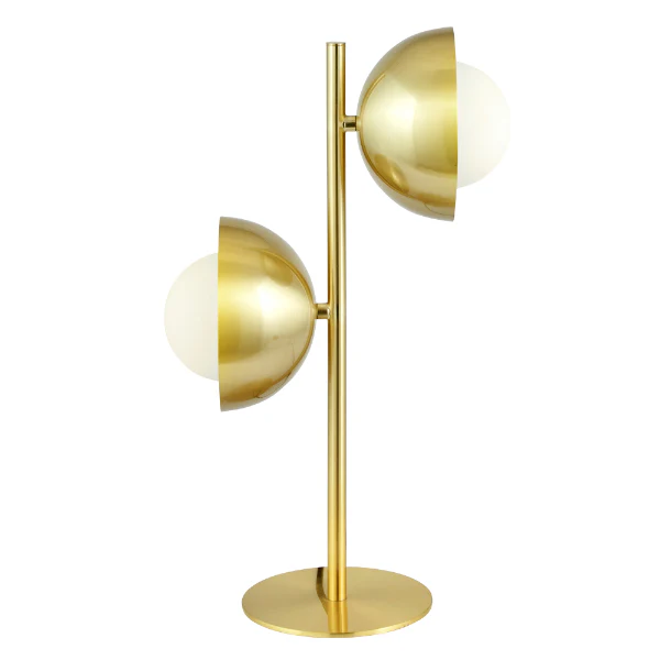 Estellle 2-Light Brushed Brass Table Lamp - Image 3