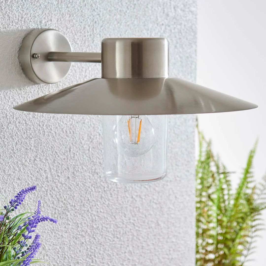 Fenwick Stainless Steel IP44 Outdoor Wall Light - Image 3