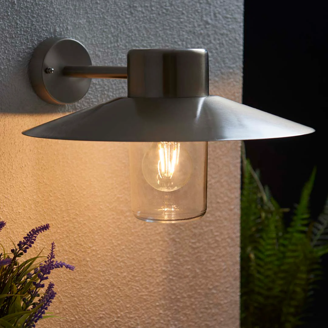 Fenwick Stainless Steel IP44 Outdoor Wall Light - Image 5