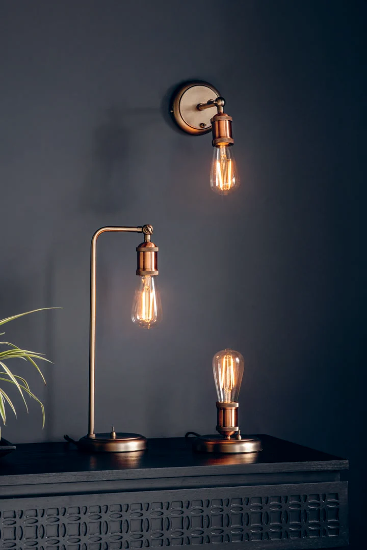 Hal 10cm Copper Table Lamp - Image 10