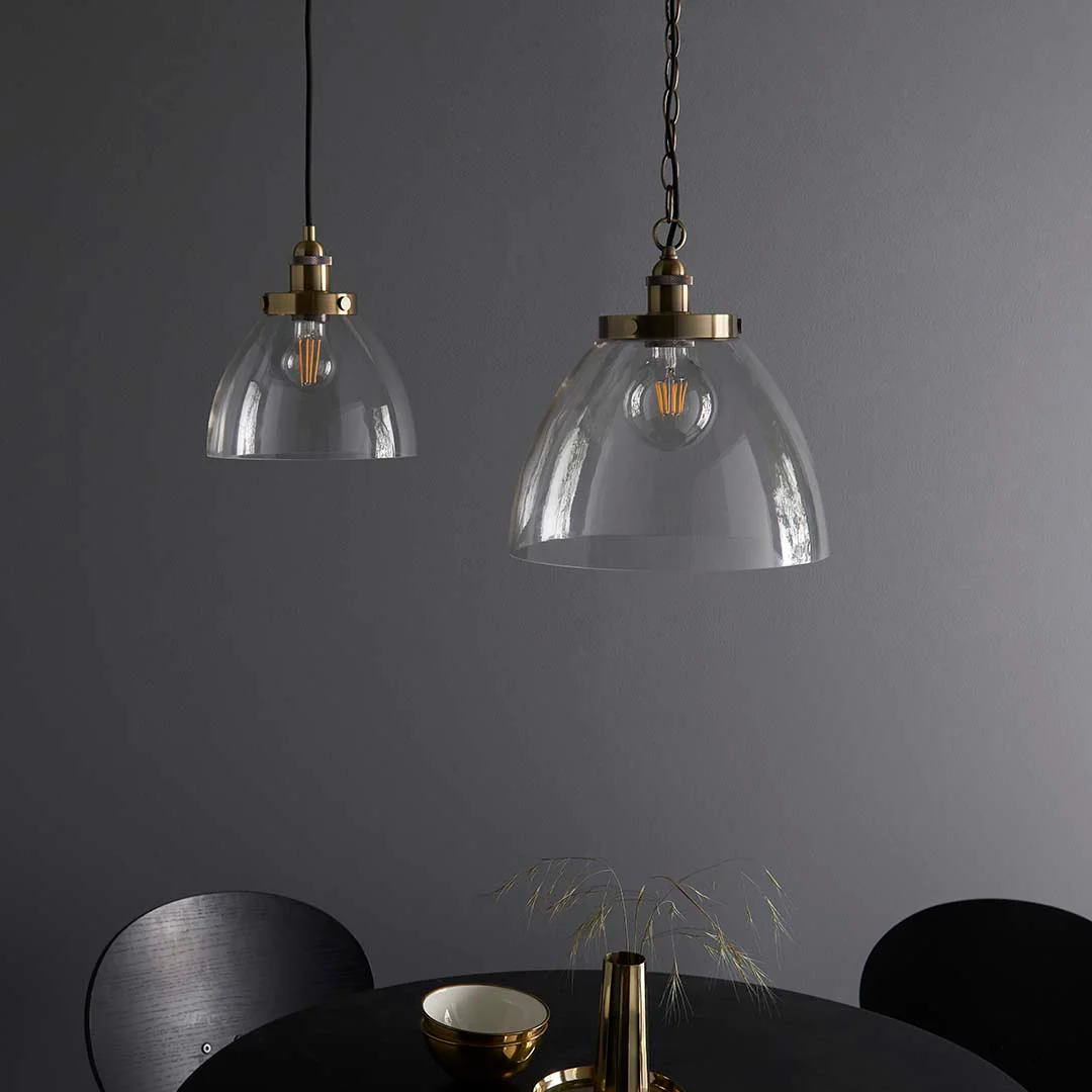 Hansen Antique Brass Grand Pendant Ceiling Light - Image 10