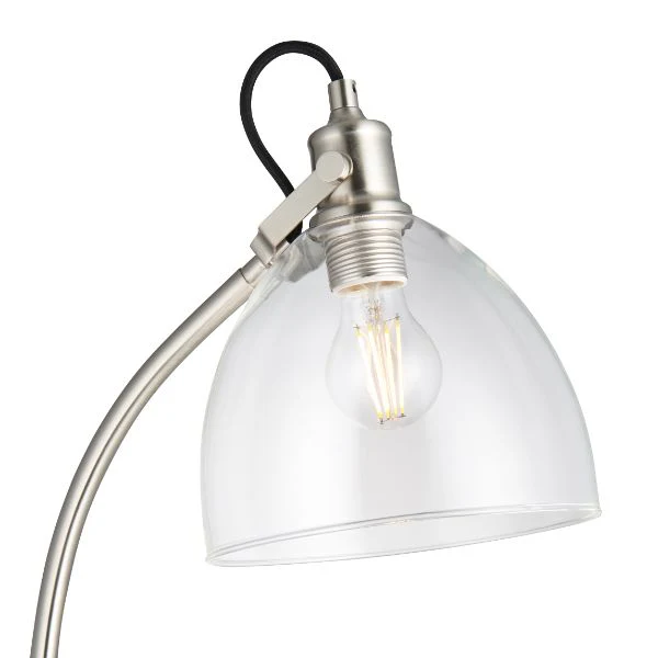 Jacob Satin Nickel Task Floor Lamp - Image 4