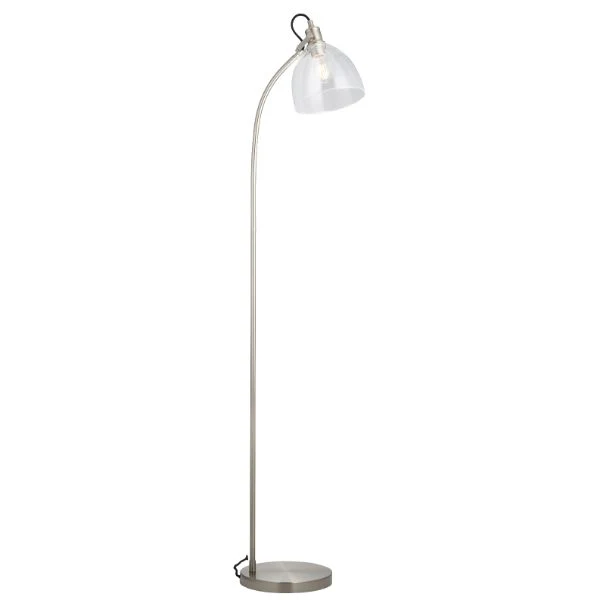 Jacob Satin Nickel Task Floor Lamp - Image 5