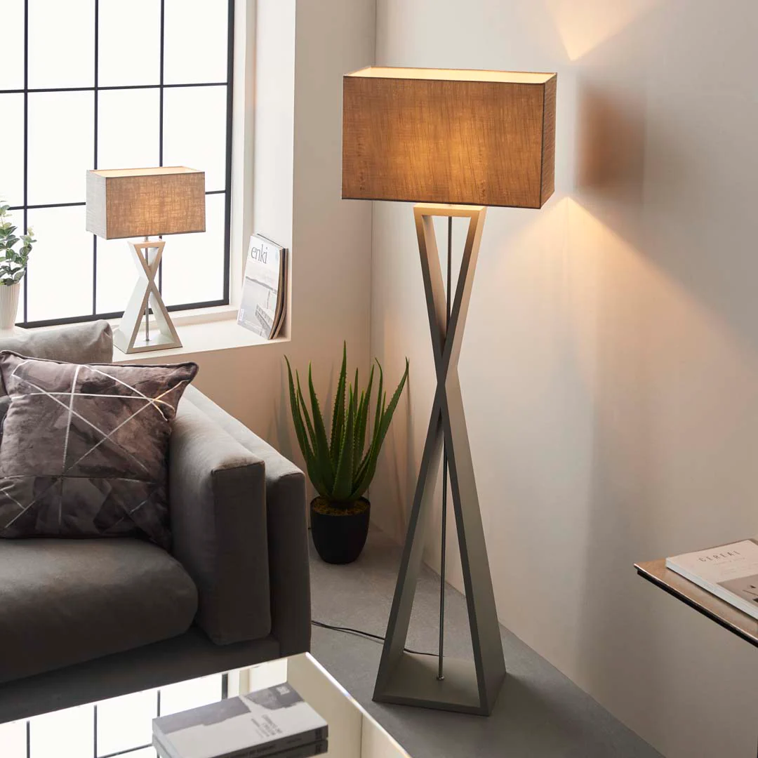 Kaden Floor Lamp Grey - Image 4