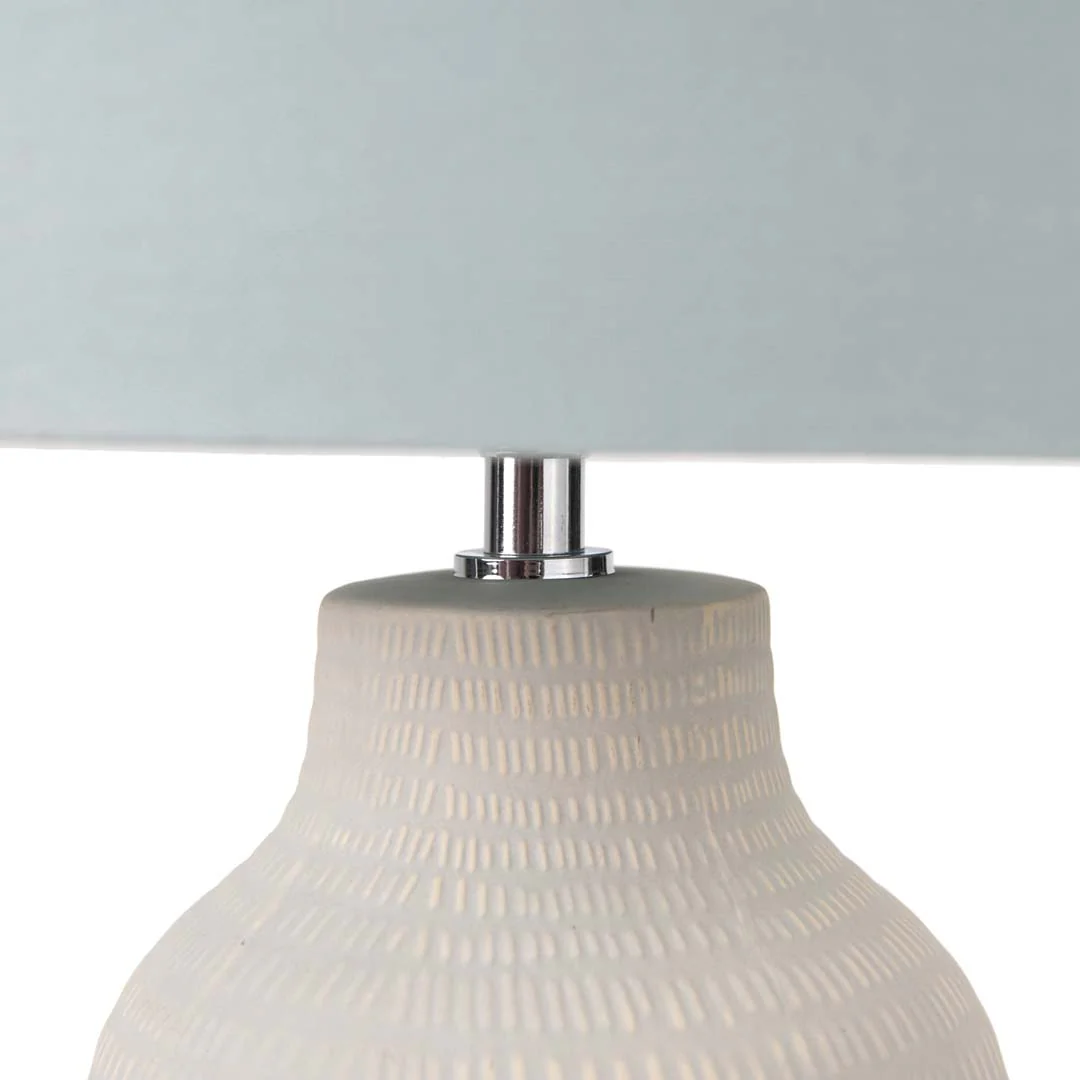 Kai Tall Duck Egg Ceramic Table Lamp - Image 11