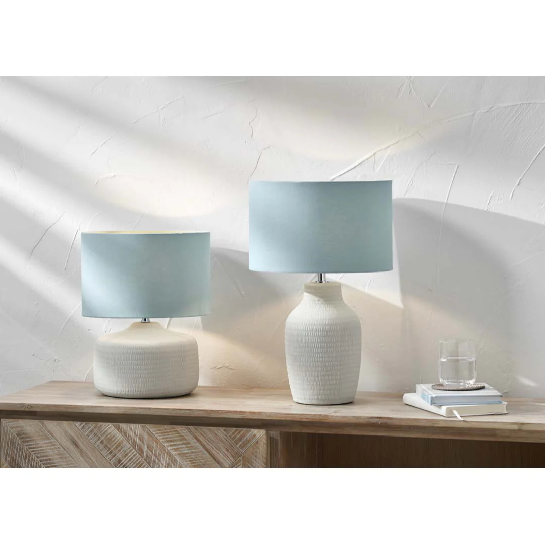 Kai Tall Duck Egg Ceramic Table Lamp - Image 15