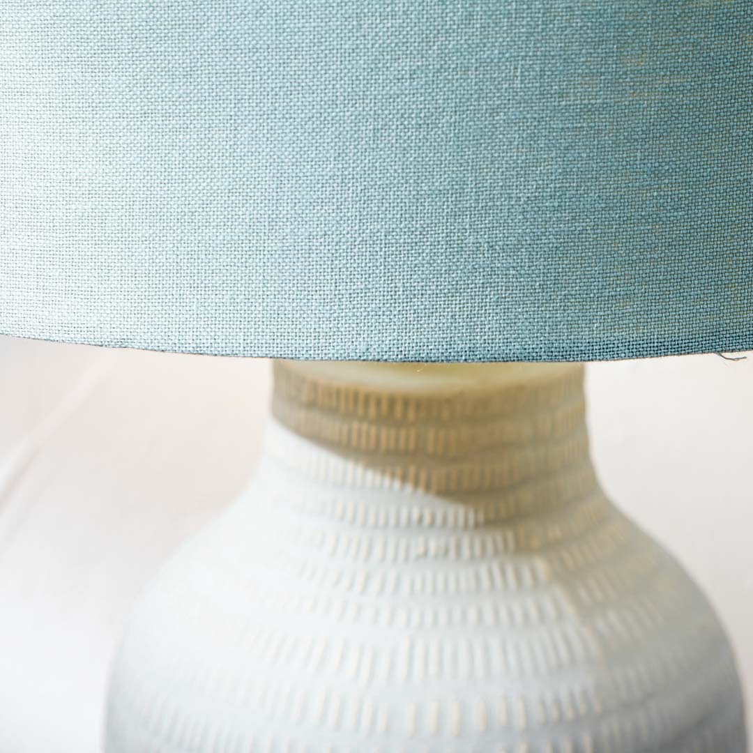 Kai Tall Duck Egg Ceramic Table Lamp - Image 5