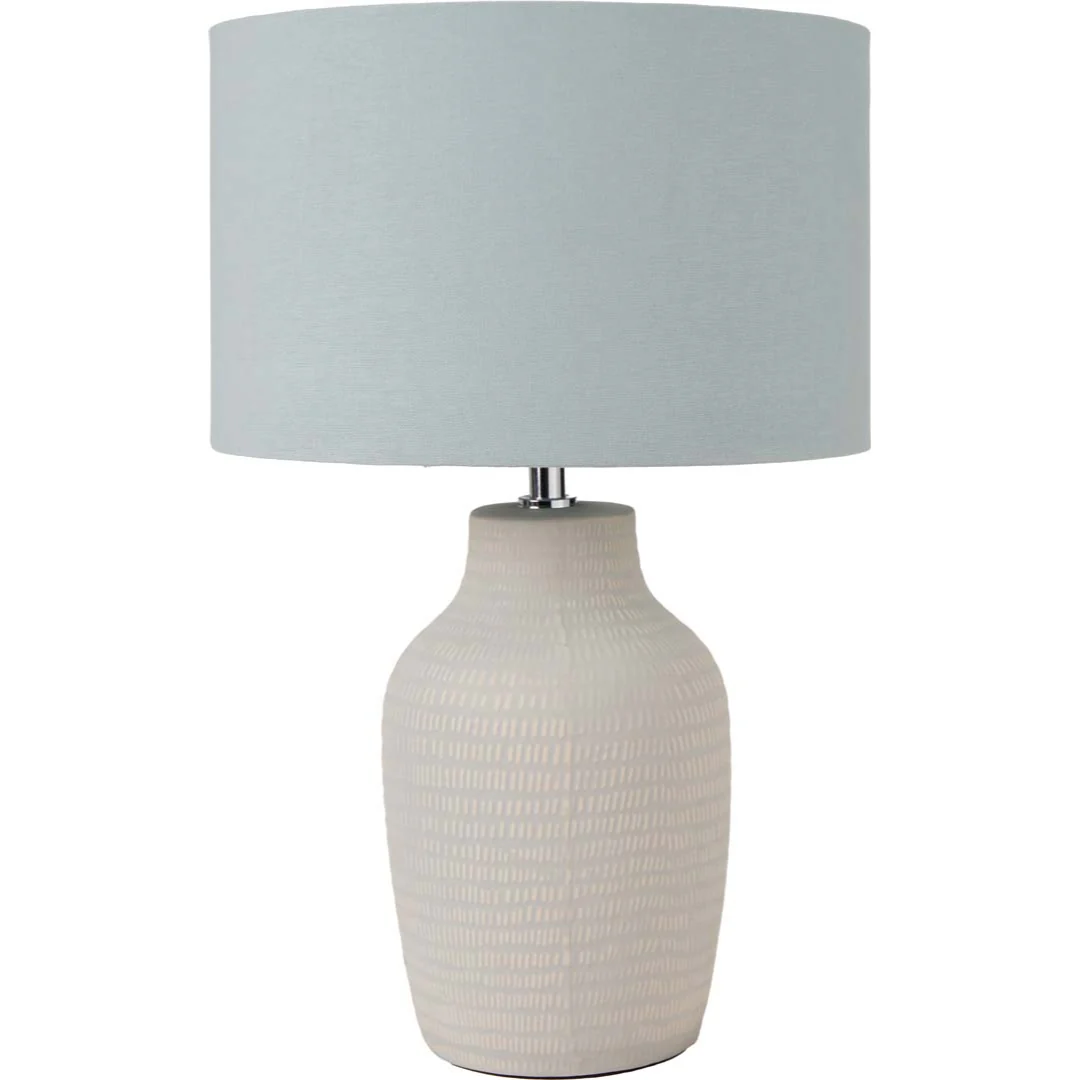 Kai Tall Duck Egg Ceramic Table Lamp - Image 6