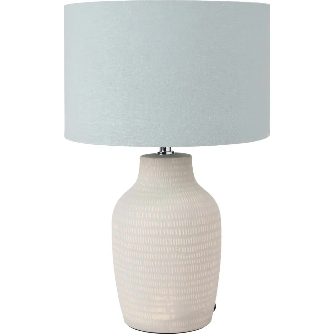 Kai Tall Duck Egg Ceramic Table Lamp - Image 7