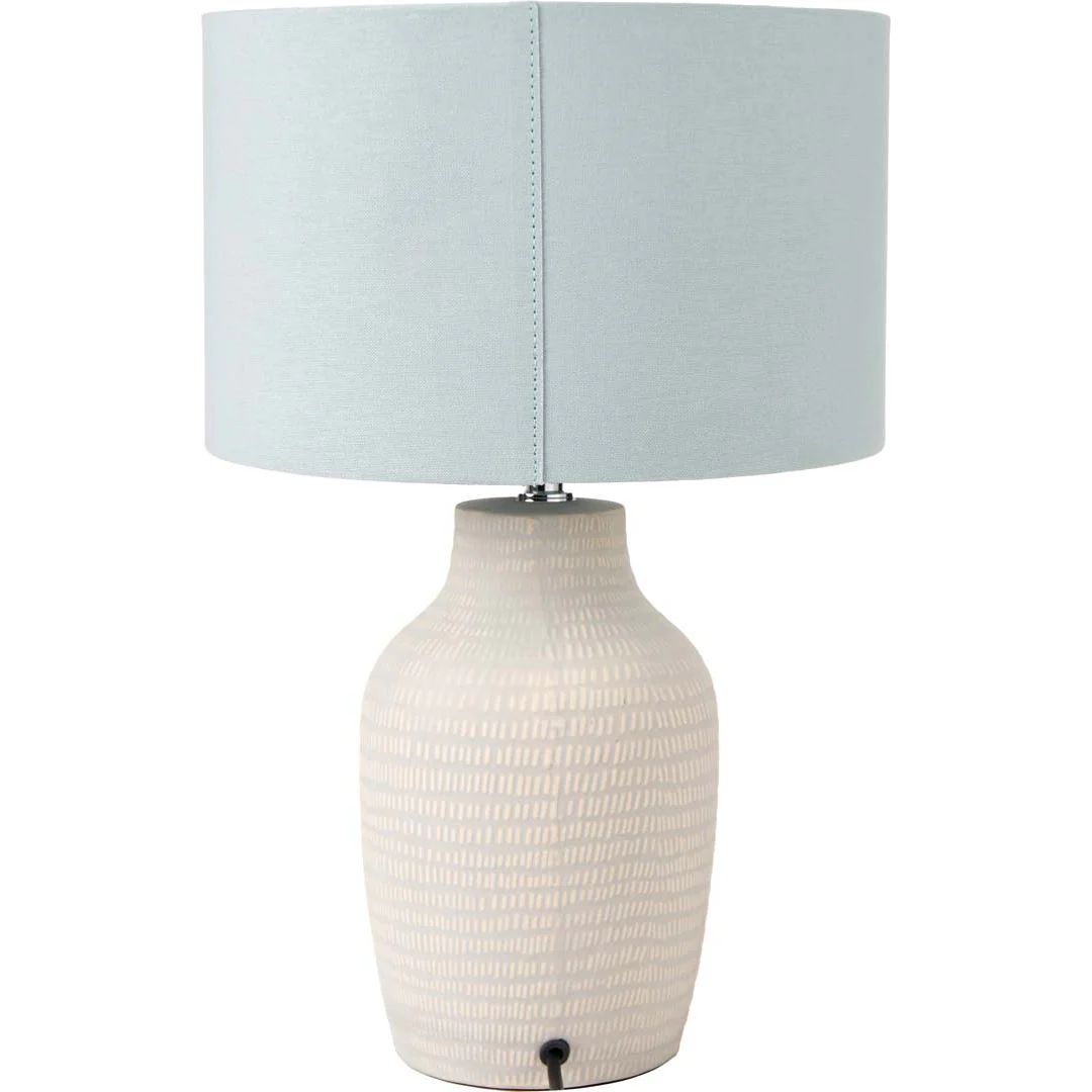 Kai Tall Duck Egg Ceramic Table Lamp - Image 8