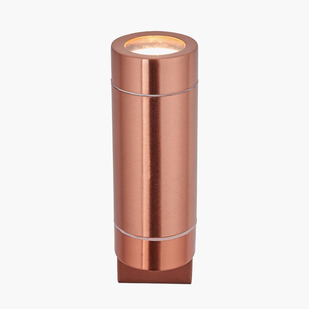 Lantana Copper Outdoor Up/Down PIR Wall Light - Image 5
