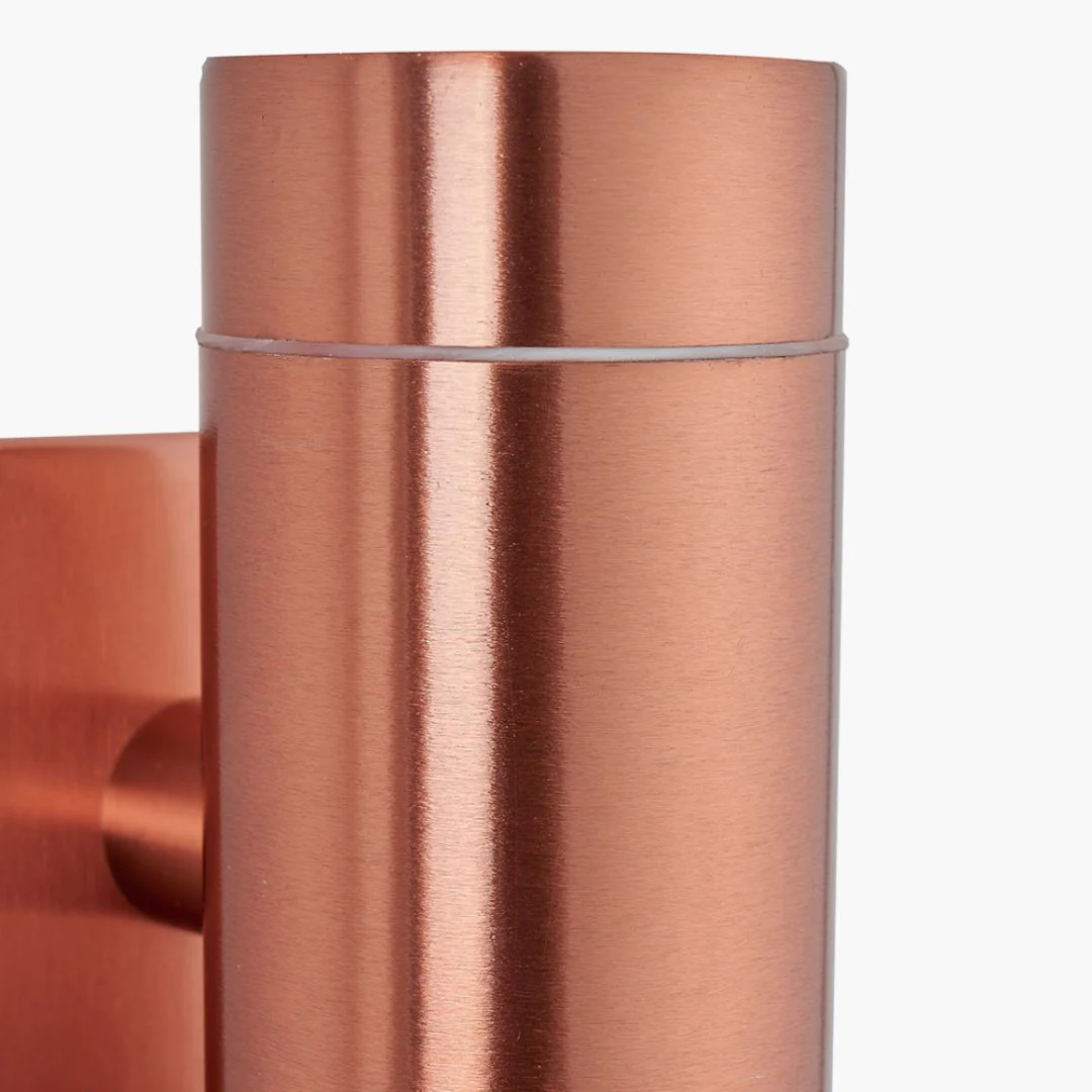 Lantana Copper Outdoor Up/Down PIR Wall Light - Image 9