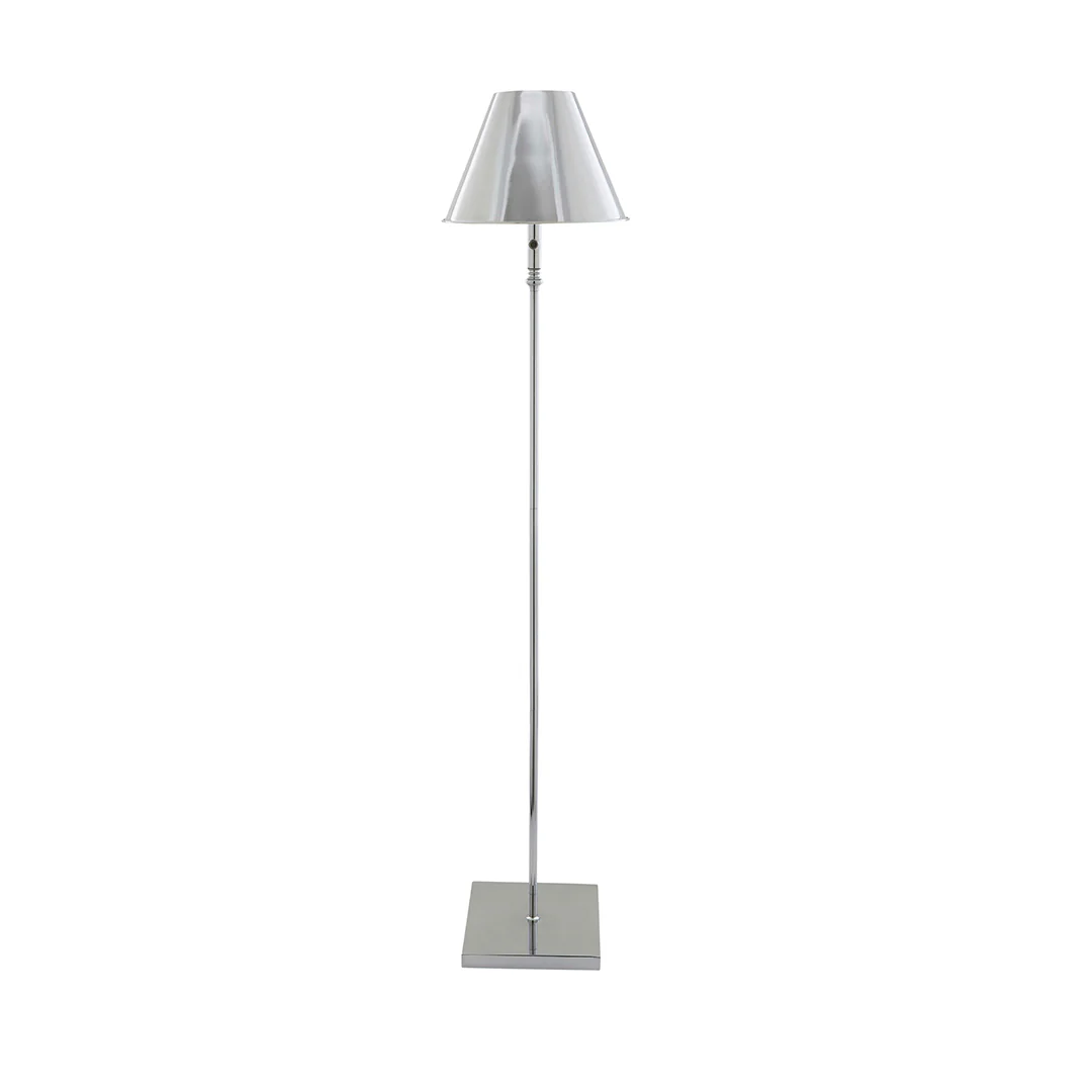 Lustre Polished Chrome LED Rechargeable Floor Lamp - Image 3