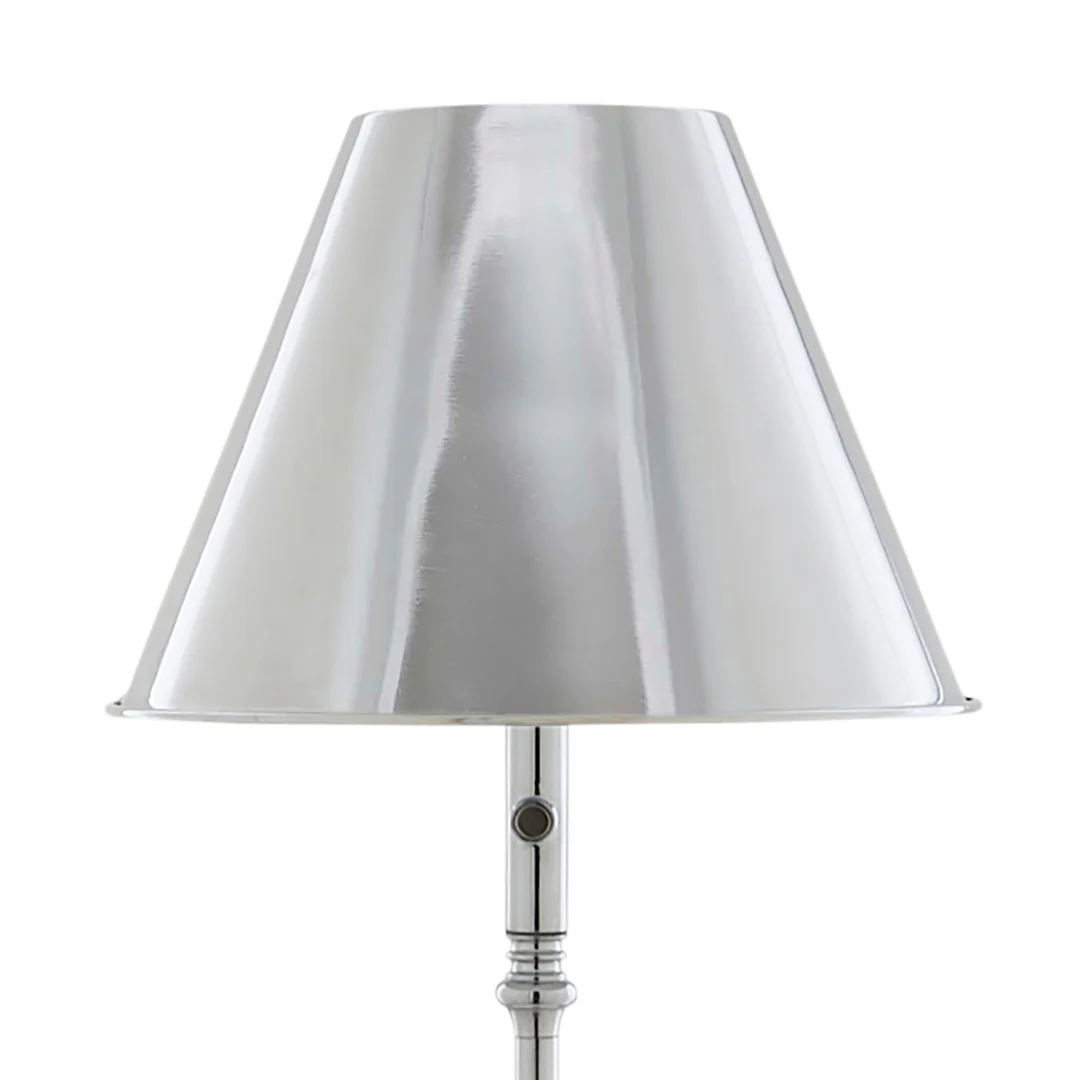 Lustre Polished Chrome LED Rechargeable Floor Lamp - Image 6