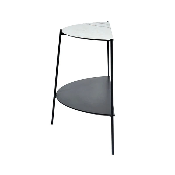 Marchello White & Black Console Table - Image 5