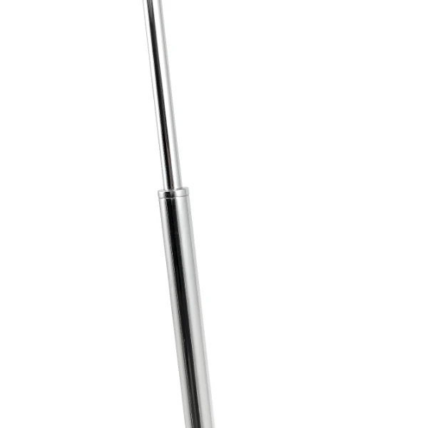 Monroe Smoked Glass & Silver Task Floor Lamp - Image 9