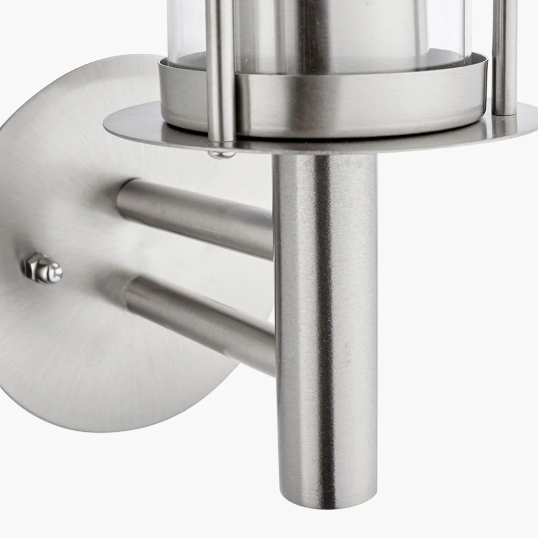 Myosotis Outdoor Wall Light Silver - Image 3