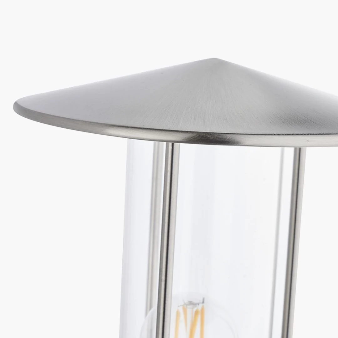 Myosotis Outdoor Wall Light Silver - Image 5