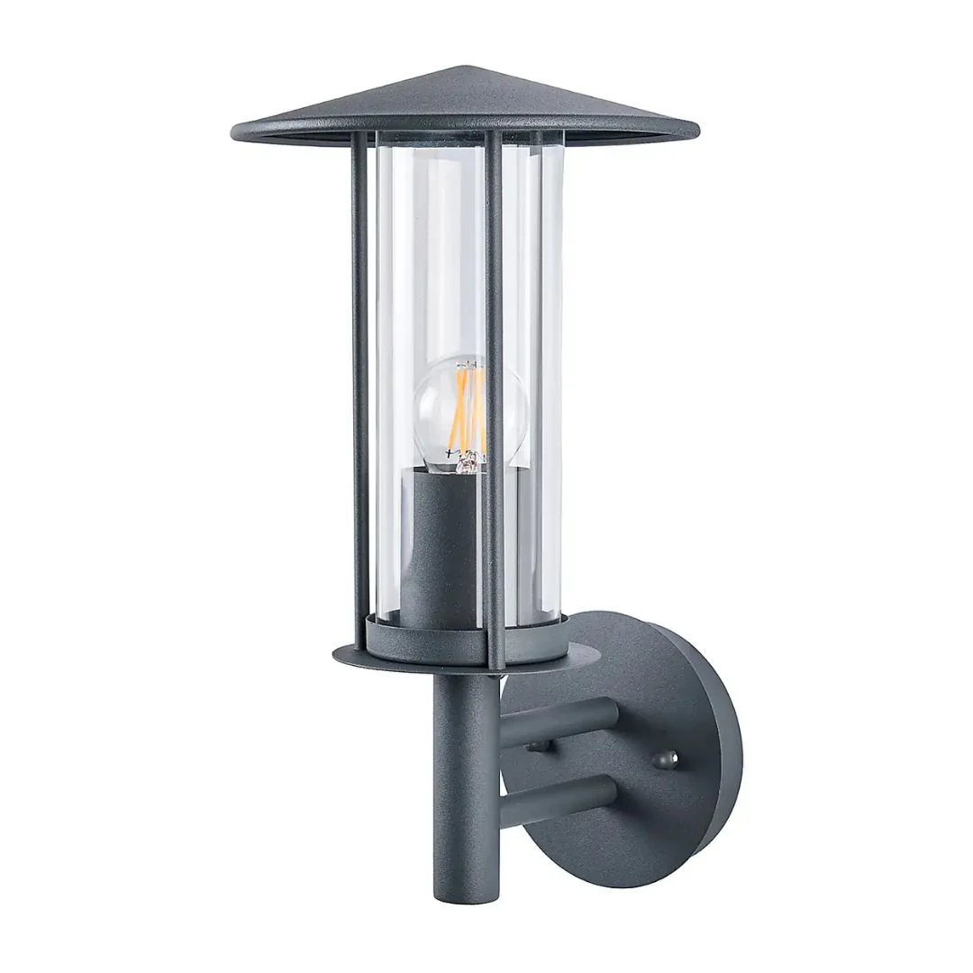 Myosotis PIR Outdoor Wall Light Grey - Image 4