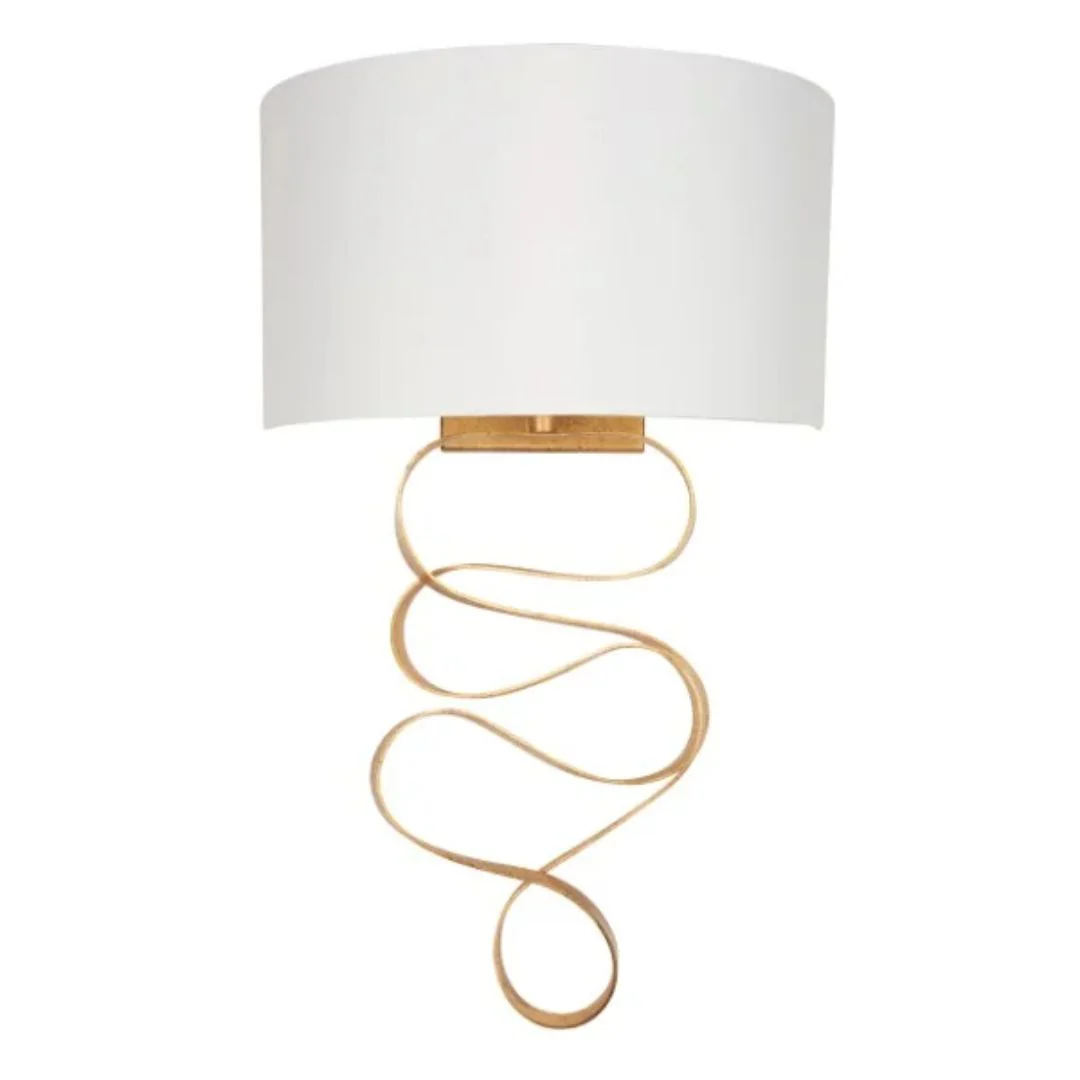 Natela Gold Leaf Wall Light - Image 5