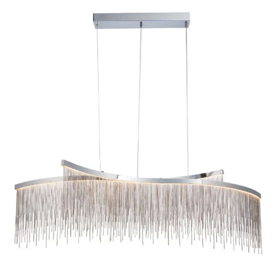 Orphelia 2-Light Polished Chrome LED Ceiling Pendant - Image 5