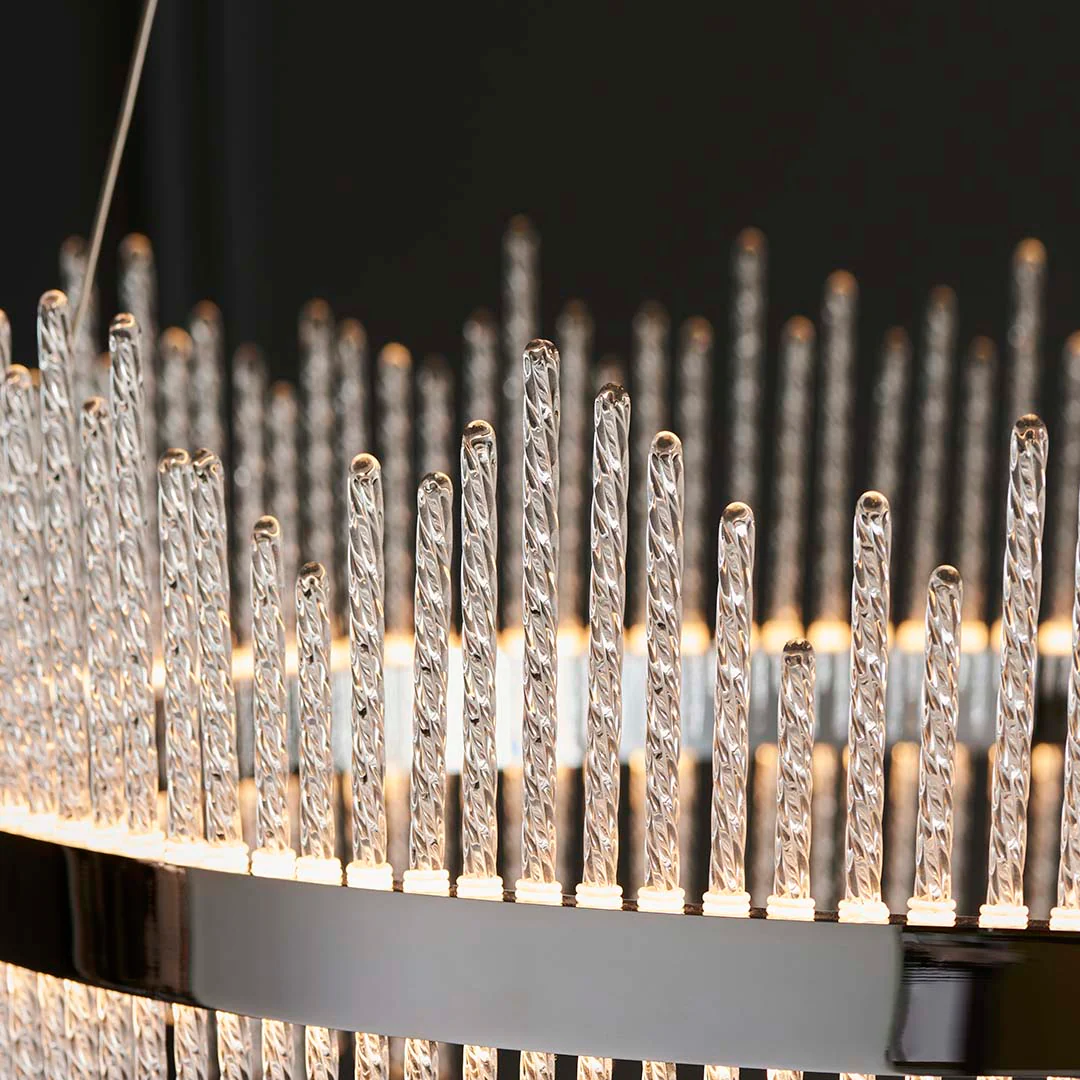 Virbrook Chrome Large LED Pendant Ceiling Light - Image 6